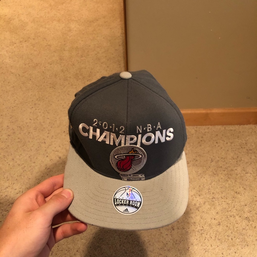 2012 Miami heat NBA champions hat